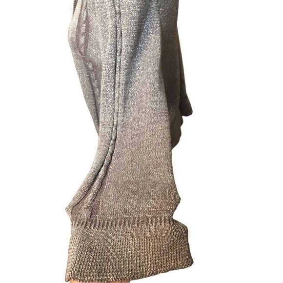 Peter Nygard Silver Sparkle Metallic Open Cardigan Size XL - Picture 4 of 11